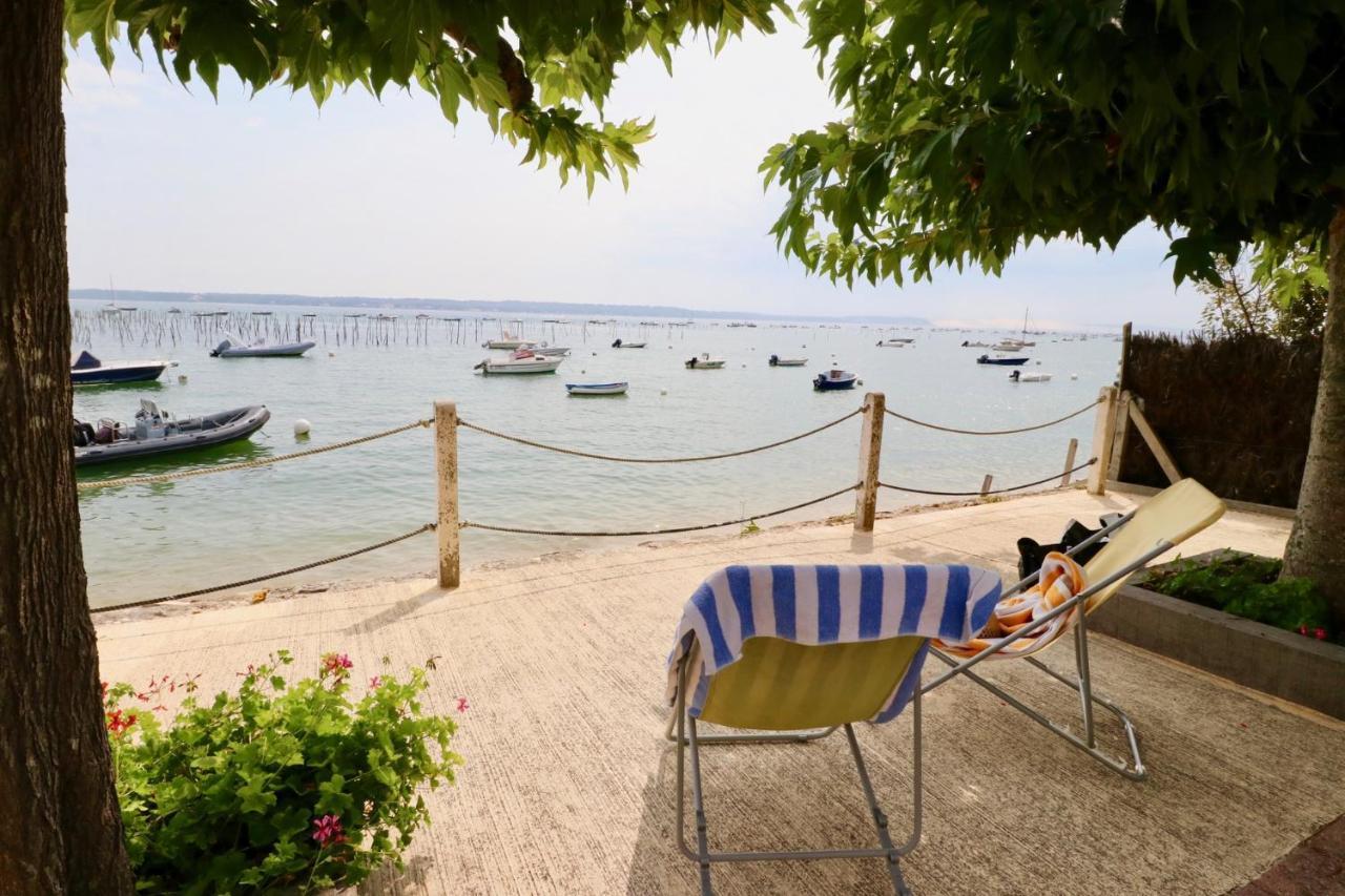 Comfortable, Renovated Studio In Top Cap Ferret Location, 1St Line With Bay View Lège-Cap-Ferret Dış mekan fotoğraf
